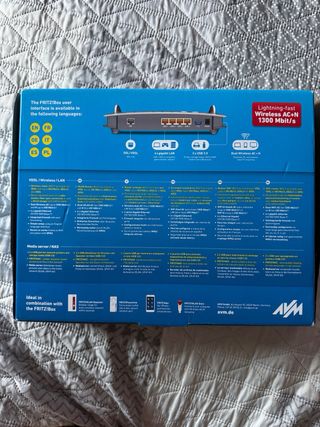 Router modem wifi adsl Fritz!Box 3490