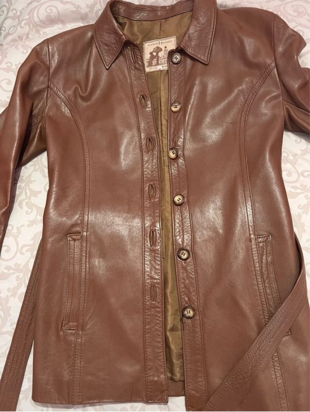 Chaqueta cuero autentico