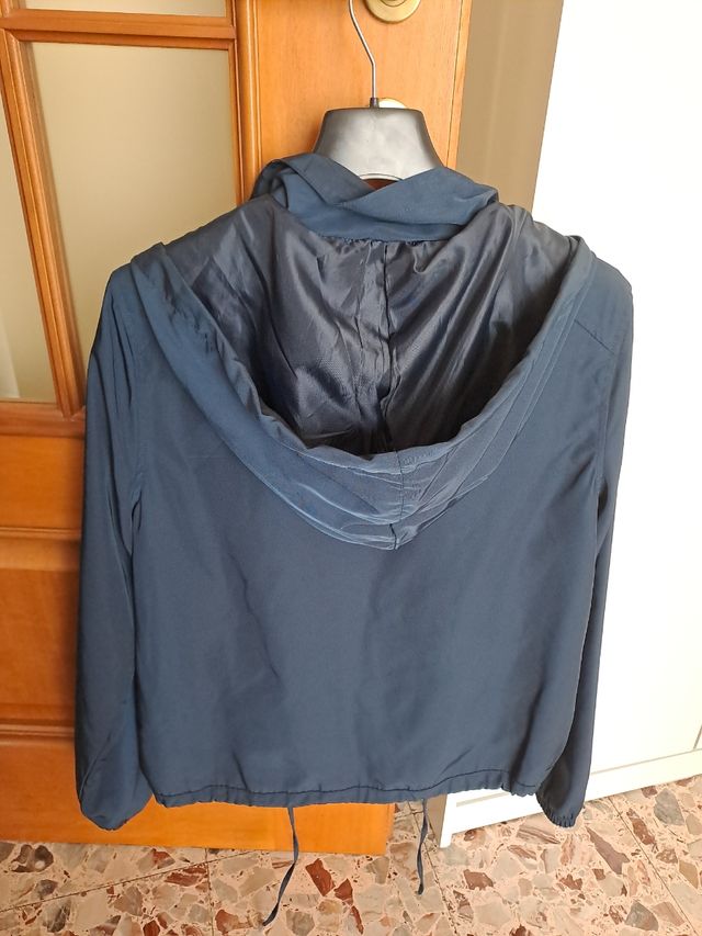 Giacca antivento blu