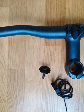 Manillar y manguitos.