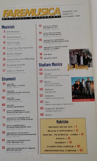 Rivista FARE MUSICA 160 1994 NEIL YOUNG