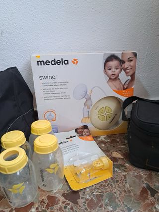 Lote sacaleches, bolso para llevar, nevera porta