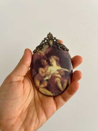 Ovali dipinti da appendere in ceramica T. Limoges