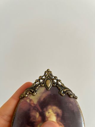 Ovali dipinti da appendere in ceramica T. Limoges