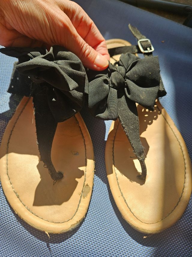 Sandalo infradito nero misura 42 grande