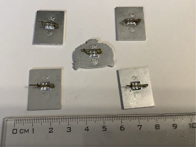 5 Insignias Militar Levantamiento Decembrista URSS