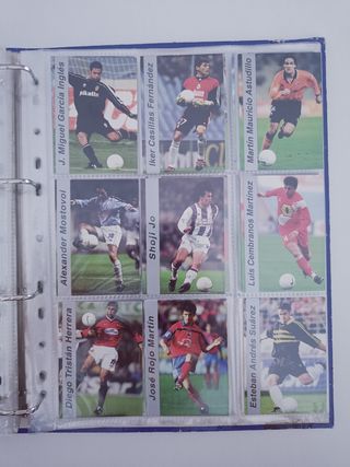 Album fichas la liga 2001