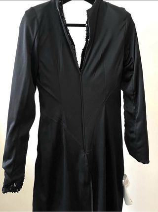 🖤 Vestido cruzado lentejuelas Zara