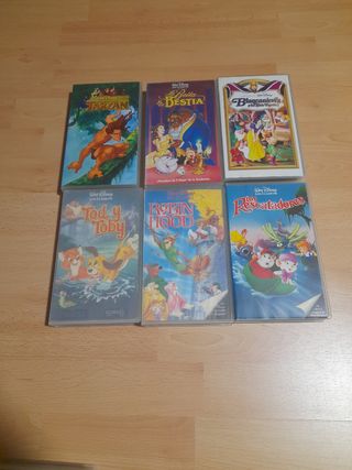 Lote Películas Disney VHS