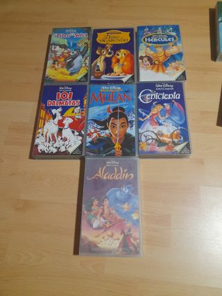 Lote Películas Disney VHS