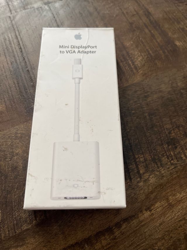 Adaptador mini display vga apple