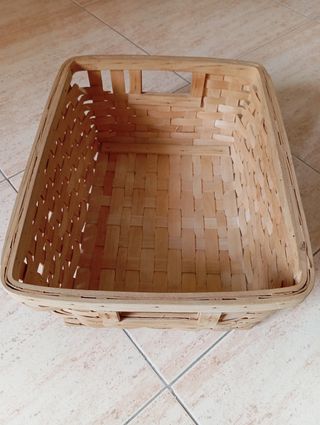 Cesto/caja mimbre