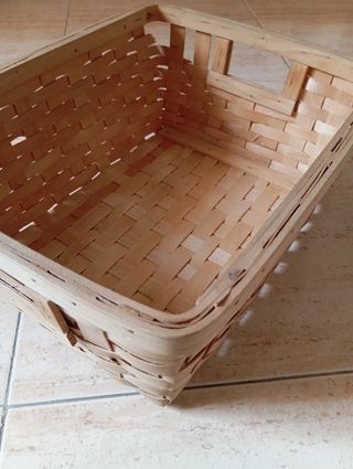 Cesto/caja mimbre
