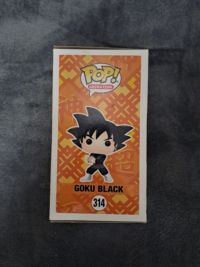 Funko Pop Goku Black sin soporte interior de caja