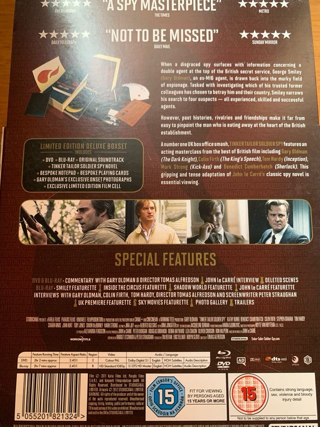 Tinker Taylor Soldier ( el Topo) bluray