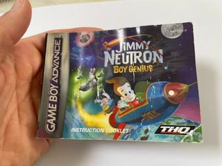 Jimmy Neutron Boy Genius Nintendo Game Boy Advance