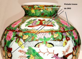 2 JARRONES de PURA ARTESANIA CHINA