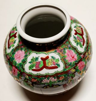 2 JARRONES de PURA ARTESANIA CHINA