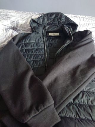 Cazadora fina negra chico