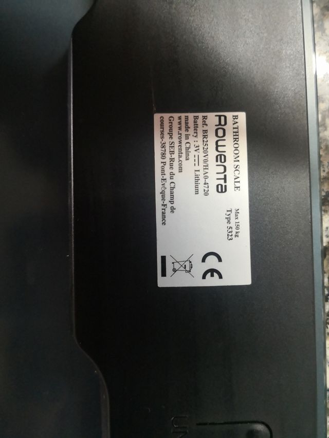 Bascula digital ROWENTA