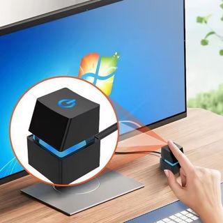 Boton led RGB pc modding negro