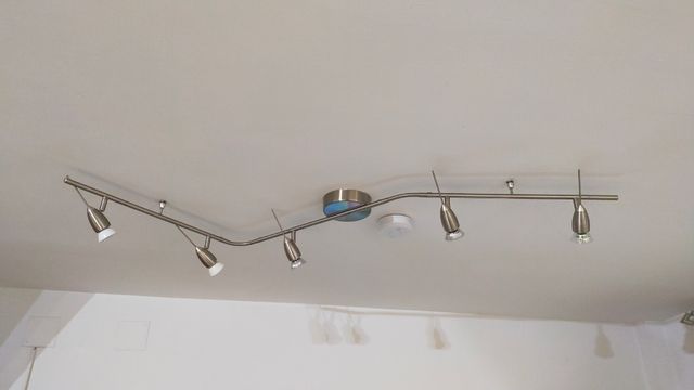 Lámparas 5 focos LED como nuevas