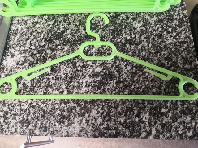 Perchas doble colgado