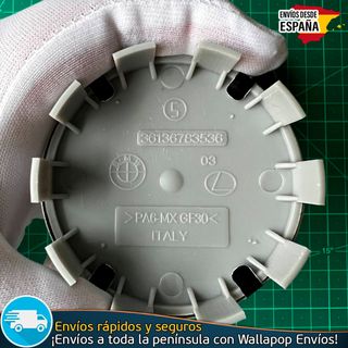 X4 Tapacubos BMW 68mm llantas Tapabujes Emblemas