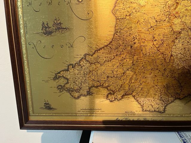 Map of Wales by Joan Bleau (1645-62)