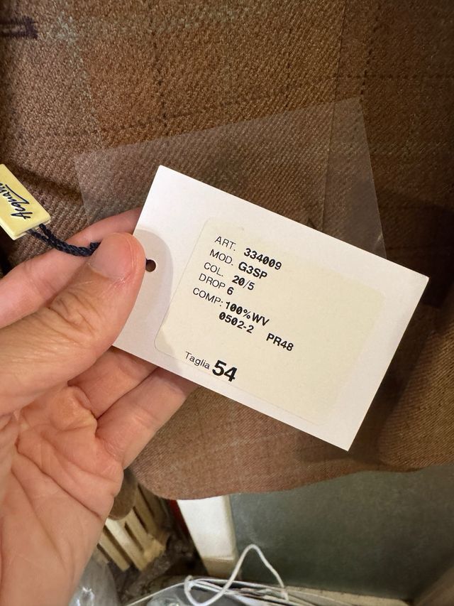 Giacca Lana uomo tg 54 Acquaviva