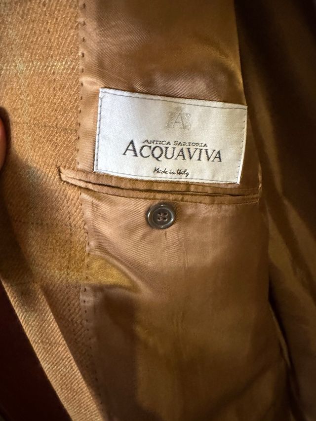 Giacca Lana uomo tg 54 Acquaviva