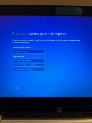 Ordenador portátil de HP táctil
