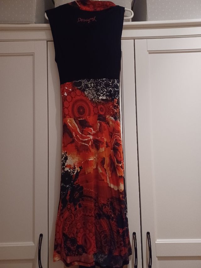 Vestido Desigual Tonos rojos