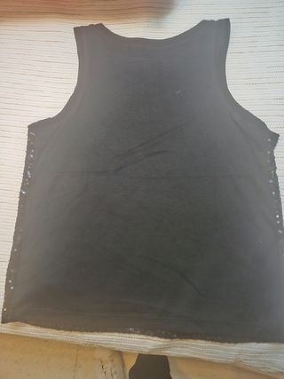 Top de fiesta sin mangas