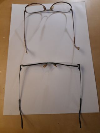 2 Gafas Lisboa Indo vintage y aviador