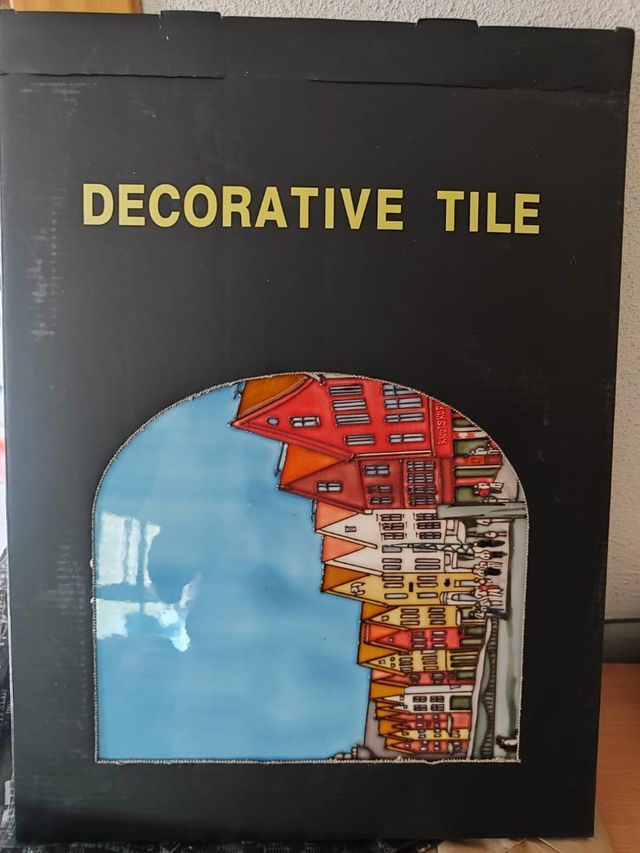 Cuadro cerámico souvenir estocolmo