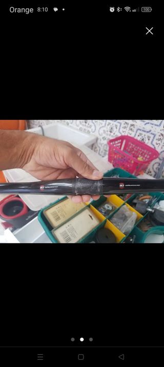 LOTE TIJA TELESCÓPICA Y MANILLAR DE CARBONO