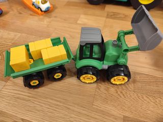 Lote de coches y tractores