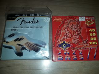 Cuerdas de bajo -Fender-Rotosound-Dean Markley-EBS