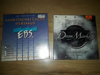 Cuerdas de bajo -Fender-Rotosound-Dean Markley-EBS