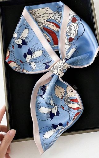 Fular De Cuello De Seda Artificial