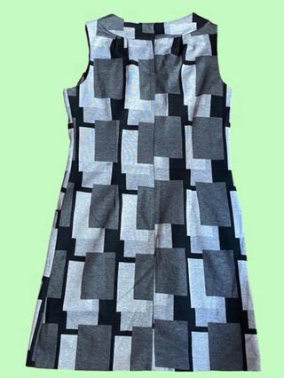 Vestido cuadros invierno