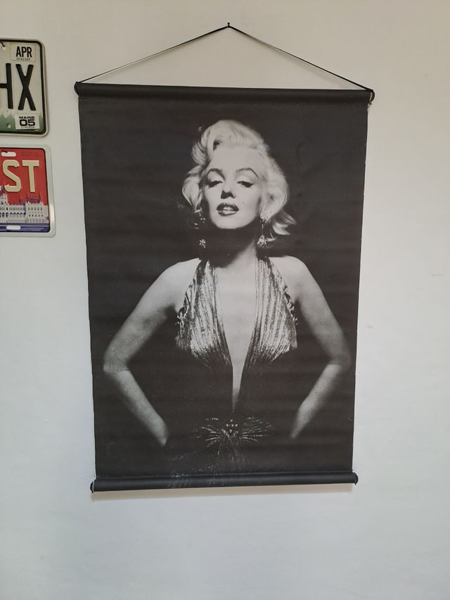 Quadro poster su tela Marilyn Monroe 50x72cm 
