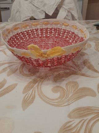 Ciotola rotonda in cotone .