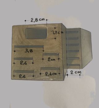 Ceppo per coltelli da cucina universale