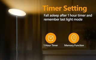 Lámpara de Pie LED Regulable de 36 W