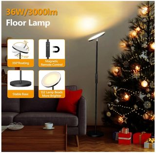 Lámpara de Pie LED Regulable de 36 W