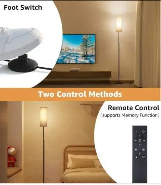 Lampara led 2 en 1 (de pie o de mesa)