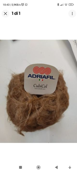 1 kg. Gomitoli Cubicol cammello