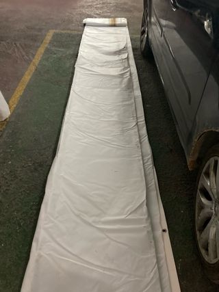 LONAS 12x5 GRUESAS CON OJALES PVC IMPERMEABLES